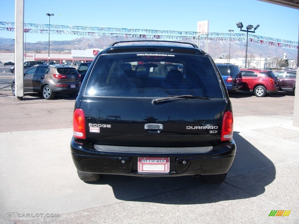 2003 Durango SLT - Black / Dark Slate Gray photo #4