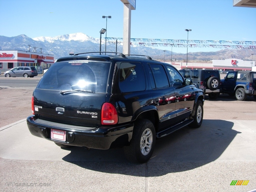 2003 Durango SLT - Black / Dark Slate Gray photo #5