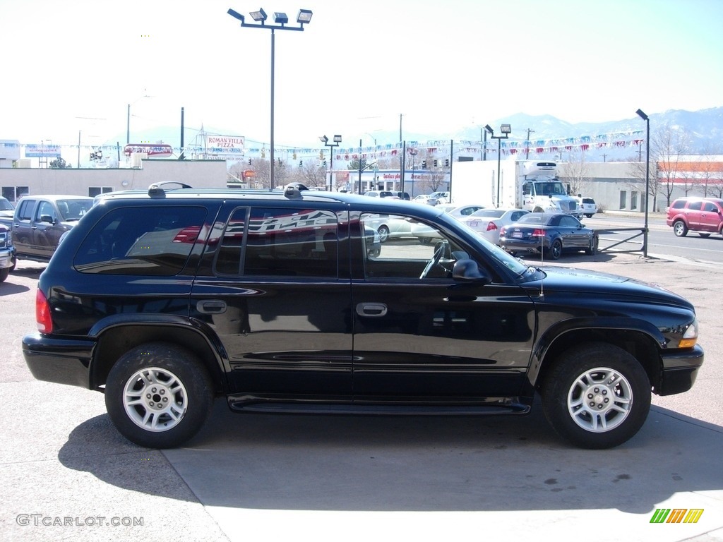 2003 Durango SLT - Black / Dark Slate Gray photo #6
