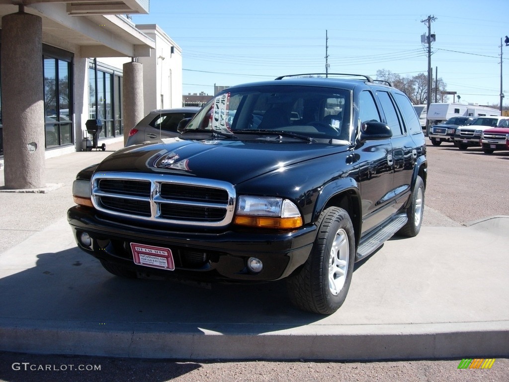 2003 Durango SLT - Black / Dark Slate Gray photo #25
