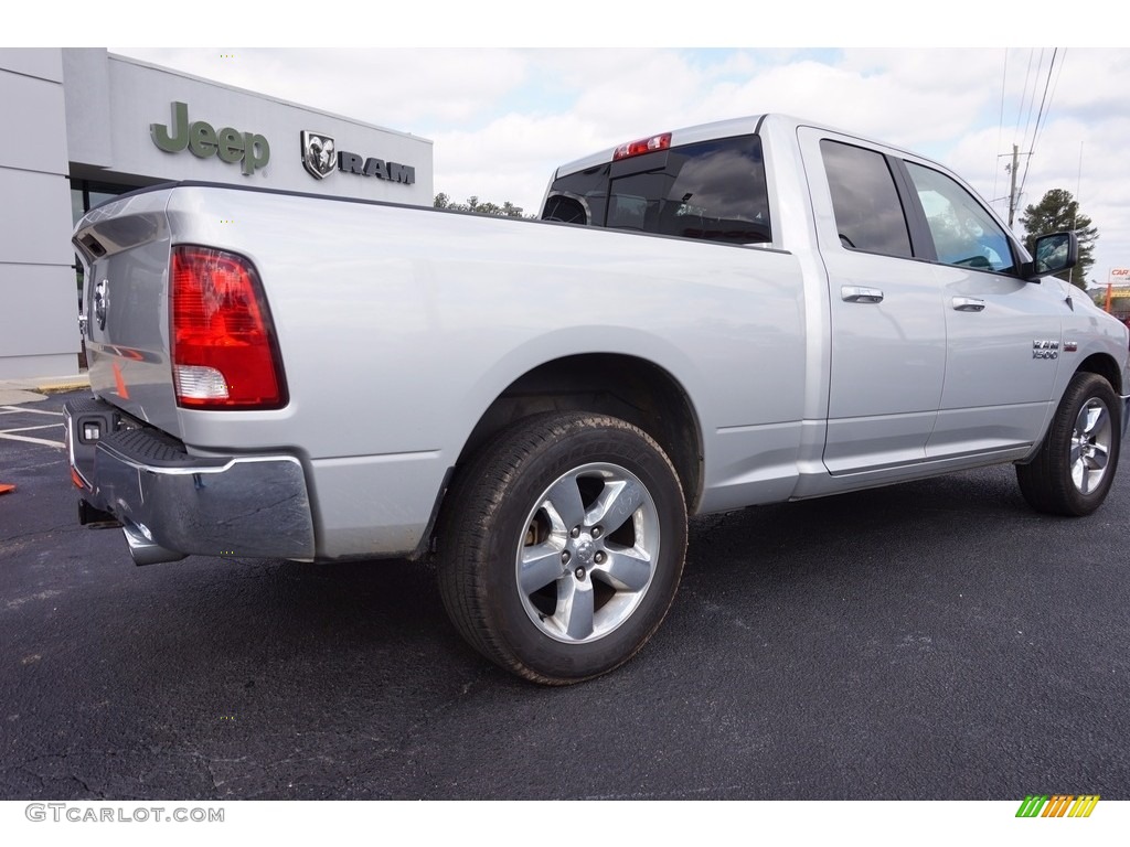 2015 1500 Big Horn Quad Cab - Bright Silver Metallic / Black/Diesel Gray photo #7