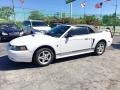 2001 Oxford White Ford Mustang V6 Convertible  photo #22