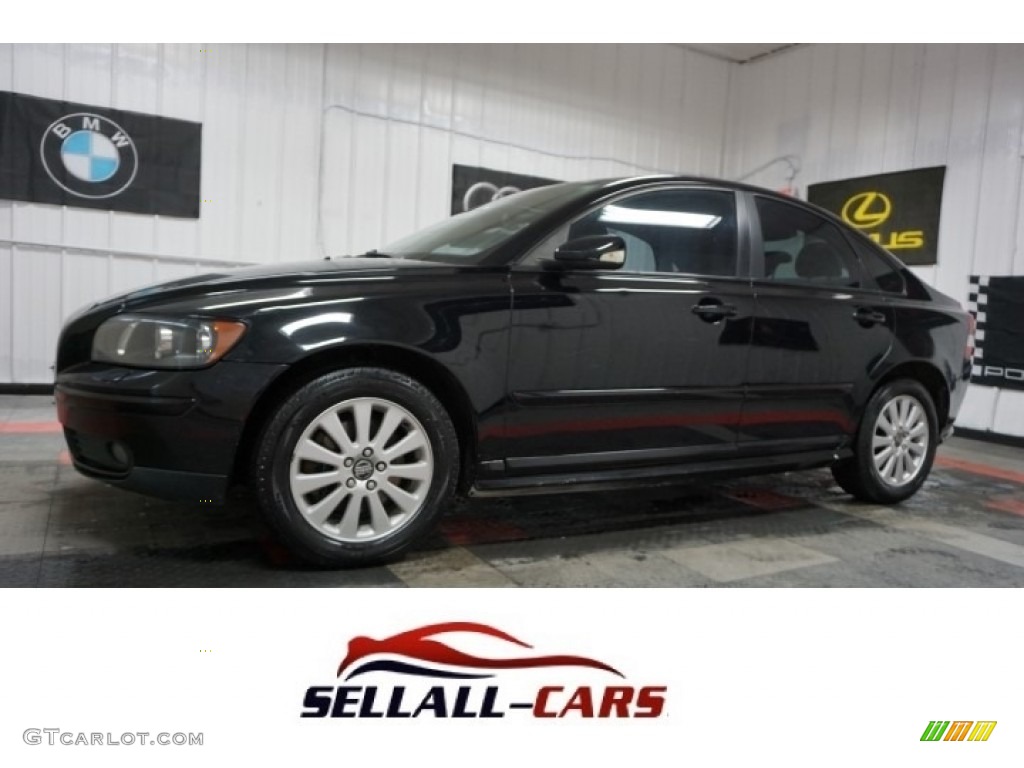 2006 S40 T5 - Black / Off Black photo #1