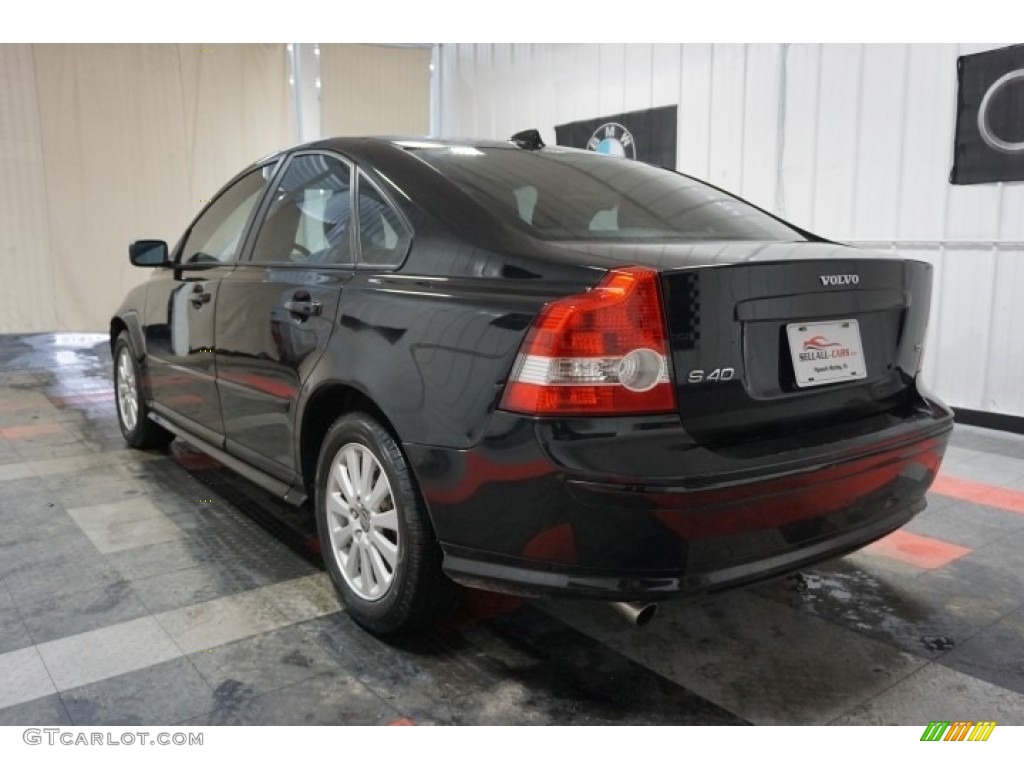 2006 S40 T5 - Black / Off Black photo #10