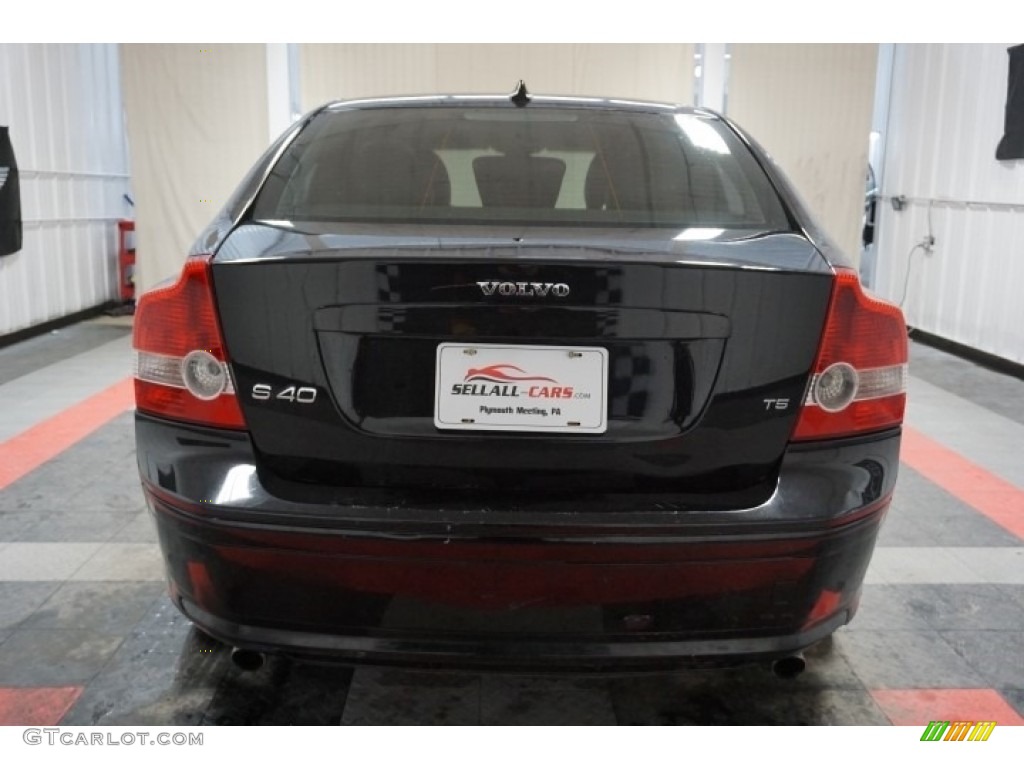 2006 S40 T5 - Black / Off Black photo #74