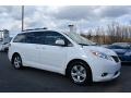 Super White 2013 Toyota Sienna LE