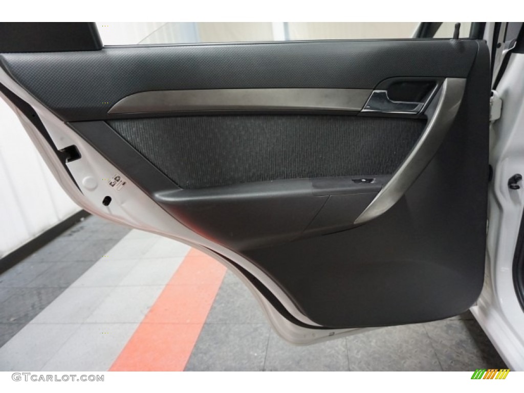 2008 Aveo LT Sedan - Summit White / Charcoal photo #15