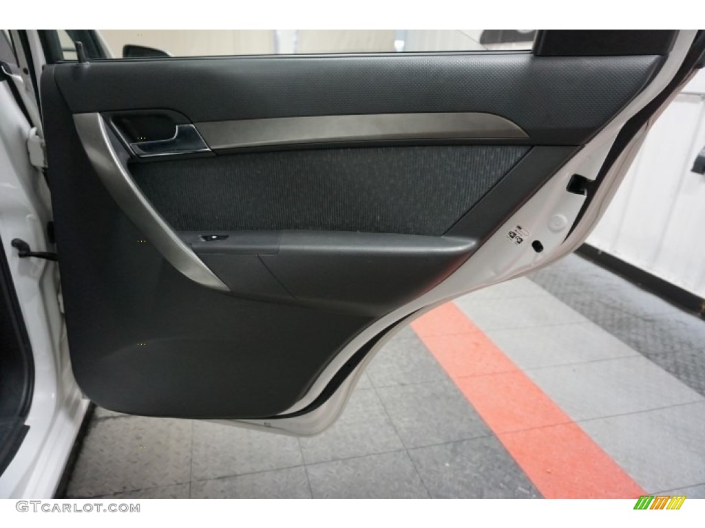 2008 Aveo LT Sedan - Summit White / Charcoal photo #16