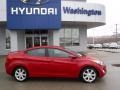 2013 Red Hyundai Elantra Limited  photo #2