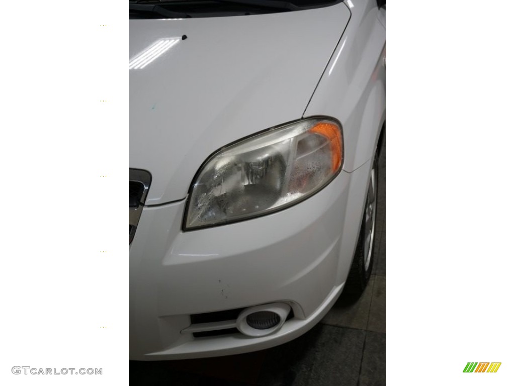 2008 Aveo LT Sedan - Summit White / Charcoal photo #46