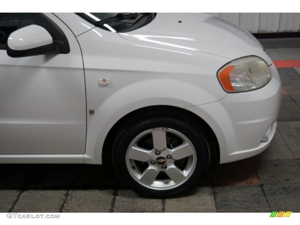 2008 Aveo LT Sedan - Summit White / Charcoal photo #52