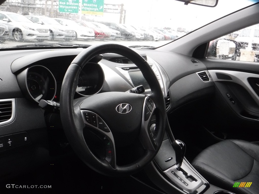 2013 Elantra Limited - Red / Black photo #12