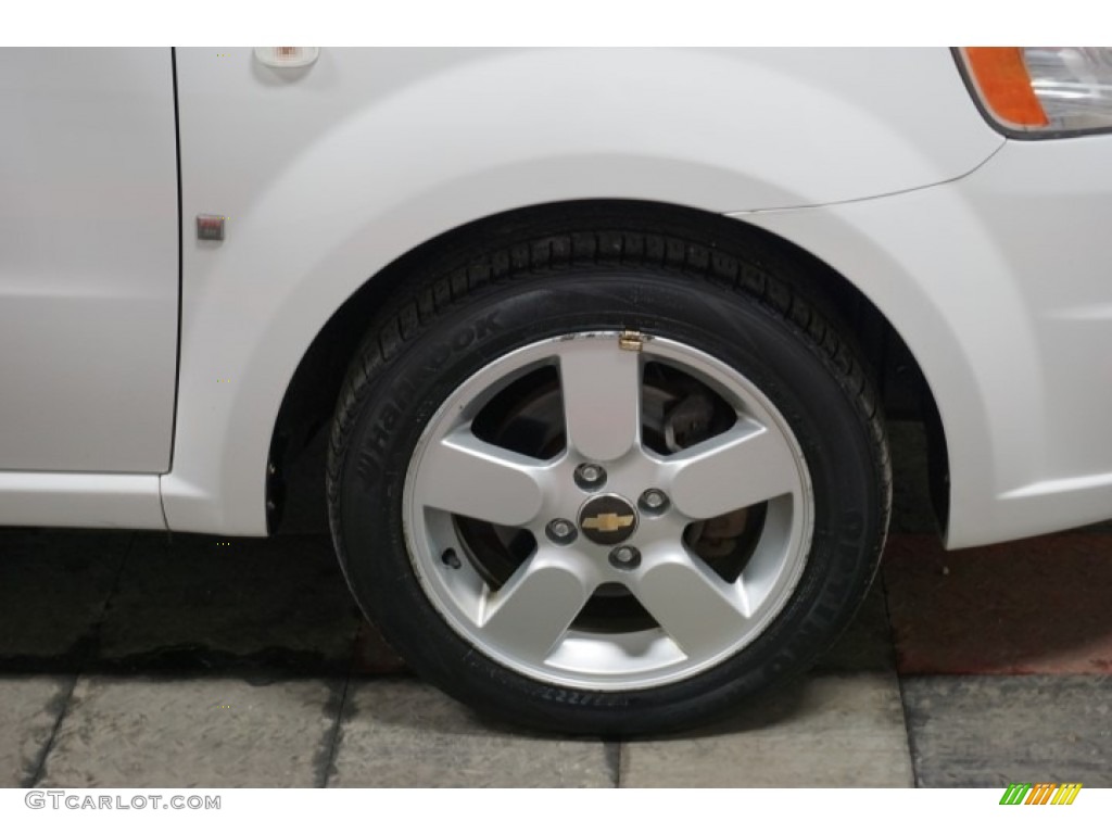2008 Aveo LT Sedan - Summit White / Charcoal photo #53