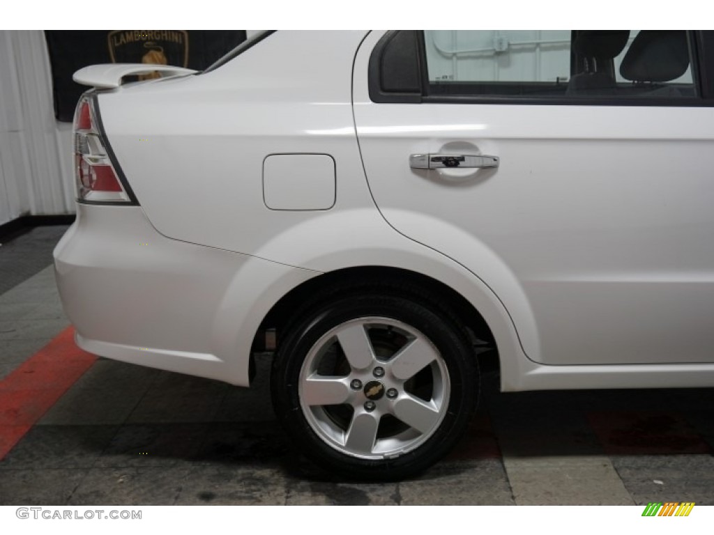 2008 Aveo LT Sedan - Summit White / Charcoal photo #59