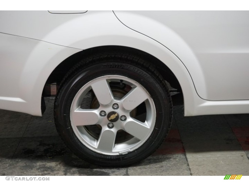 2008 Aveo LT Sedan - Summit White / Charcoal photo #60