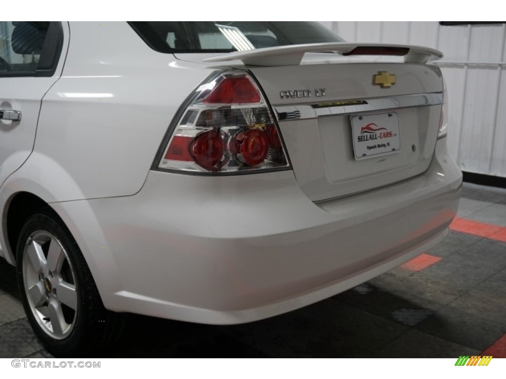 2008 Aveo LT Sedan - Summit White / Charcoal photo #64