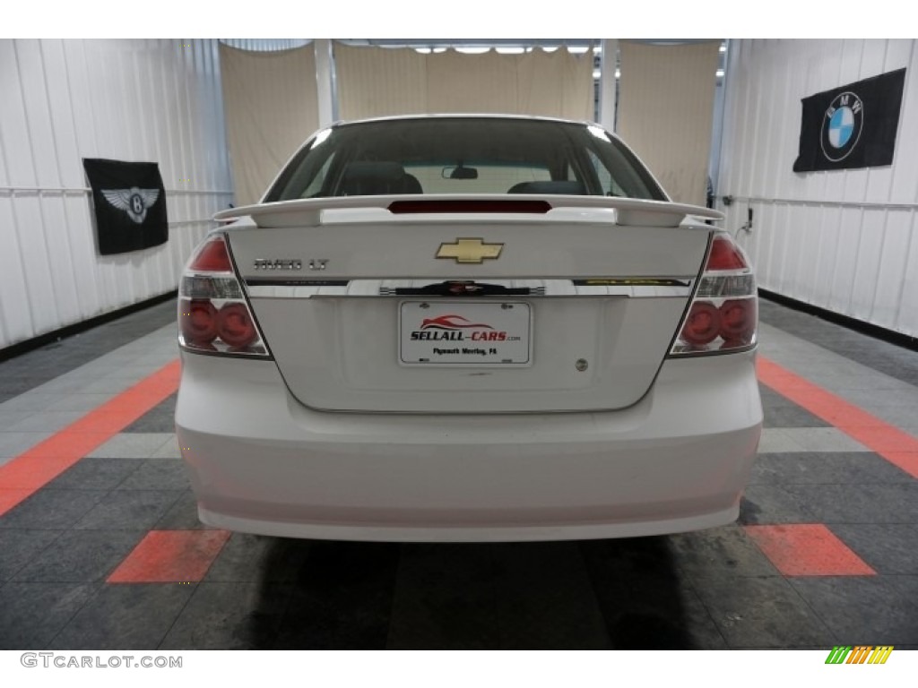 2008 Aveo LT Sedan - Summit White / Charcoal photo #66