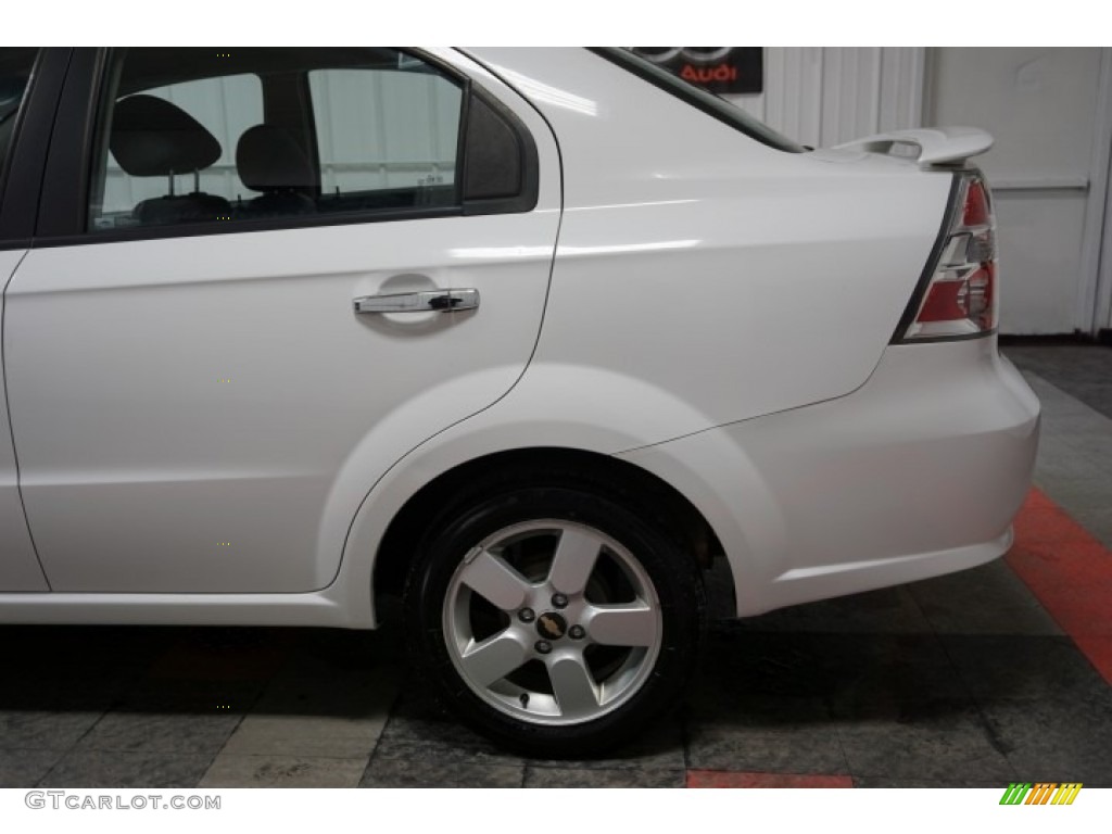 2008 Aveo LT Sedan - Summit White / Charcoal photo #67