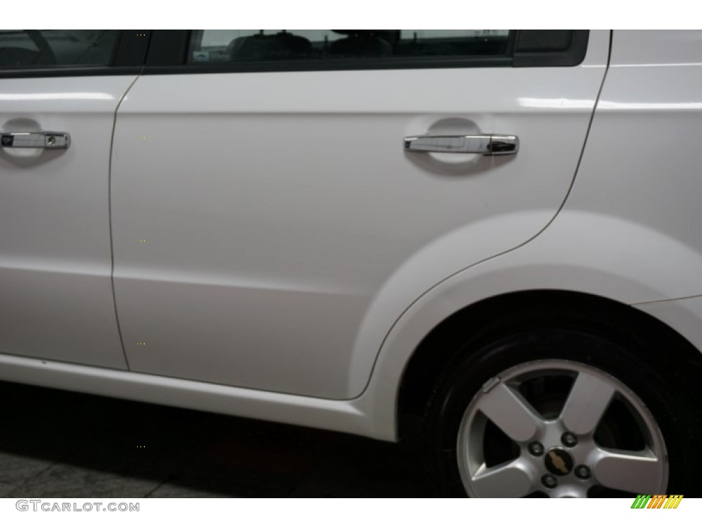 2008 Aveo LT Sedan - Summit White / Charcoal photo #70
