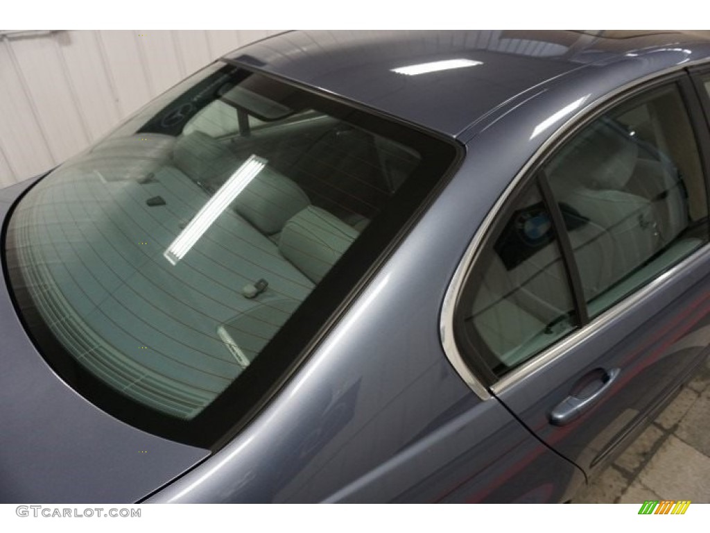 2003 3 Series 330xi Sedan - Steel Blue Metallic / Grey photo #87