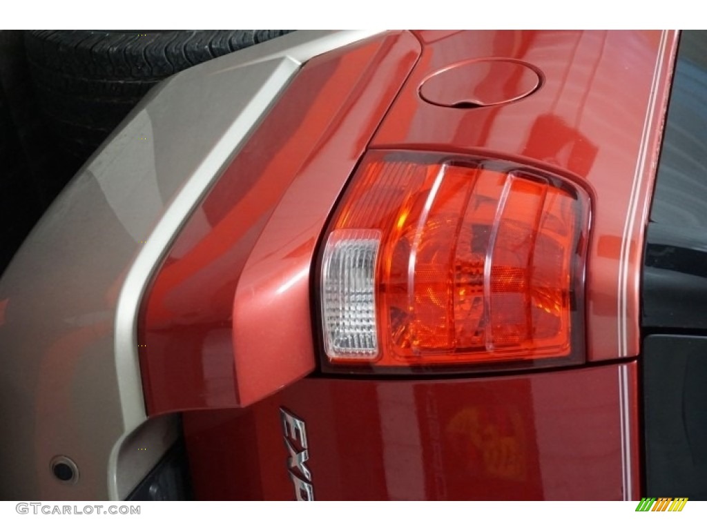 2003 Expedition Eddie Bauer 4x4 - Laser Red Tinted Metallic / Medium Parchment photo #83