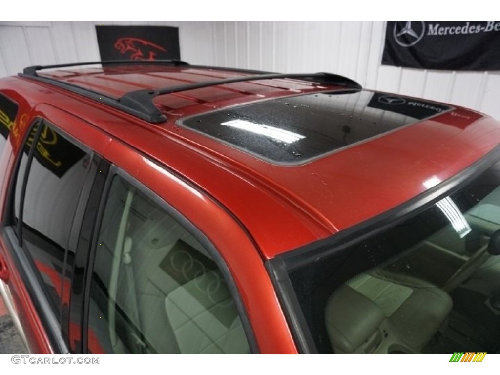 2003 Expedition Eddie Bauer 4x4 - Laser Red Tinted Metallic / Medium Parchment photo #106