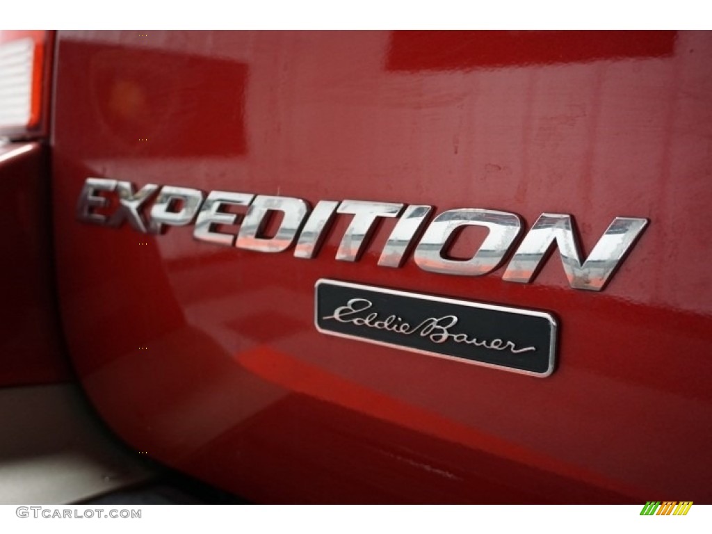 2003 Expedition Eddie Bauer 4x4 - Laser Red Tinted Metallic / Medium Parchment photo #107