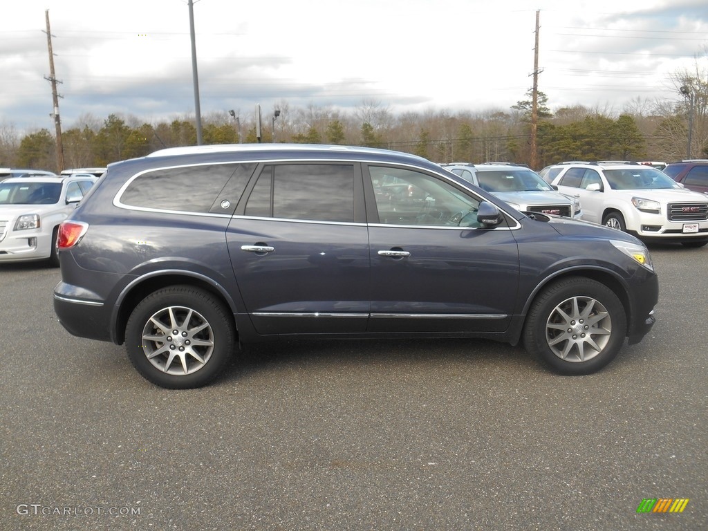 2014 Enclave Leather - Atlantis Blue Metallic / Titanium photo #2