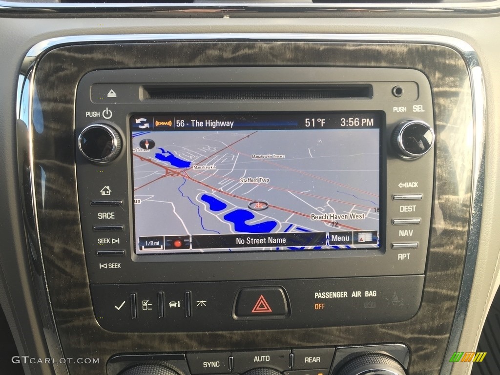 2014 Enclave Leather - Atlantis Blue Metallic / Titanium photo #22