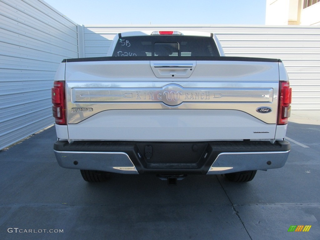 2016 F150 King Ranch SuperCrew - White Platinum / King Ranch Java photo #5