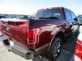 2016 Bronze Fire Ford F150 Lariat SuperCrew 4x4  photo #8