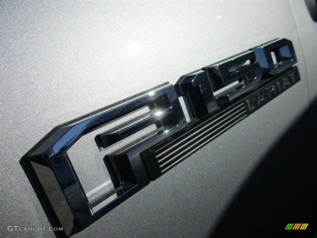 2016 F150 Lariat SuperCrew 4x4 - Ingot Silver / Black photo #3