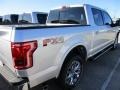 2016 Ingot Silver Ford F150 Lariat SuperCrew 4x4  photo #8