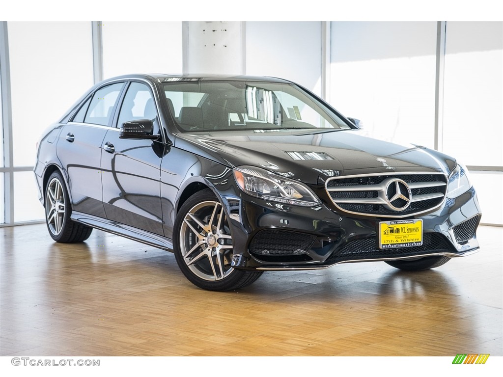 2016 E 350 Sedan - Black / Black photo #12