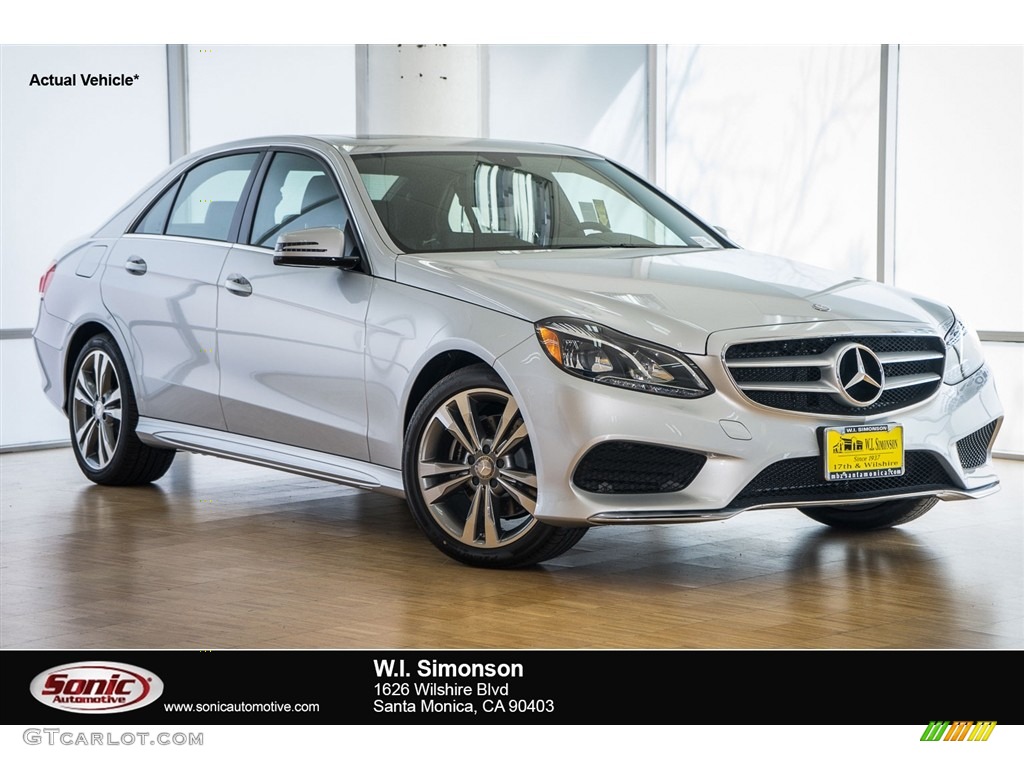 2016 E 350 Sedan - Iridium Silver Metallic / Black photo #1