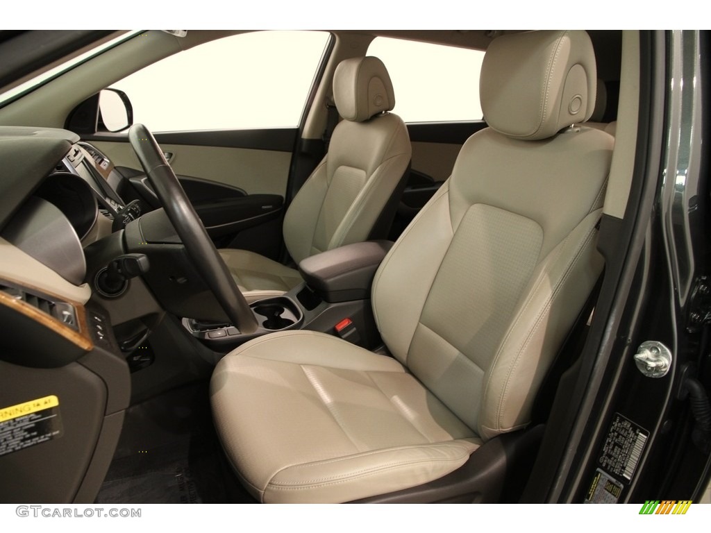 2013 Santa Fe GLS AWD - Hampton Green Pearl / Beige photo #5