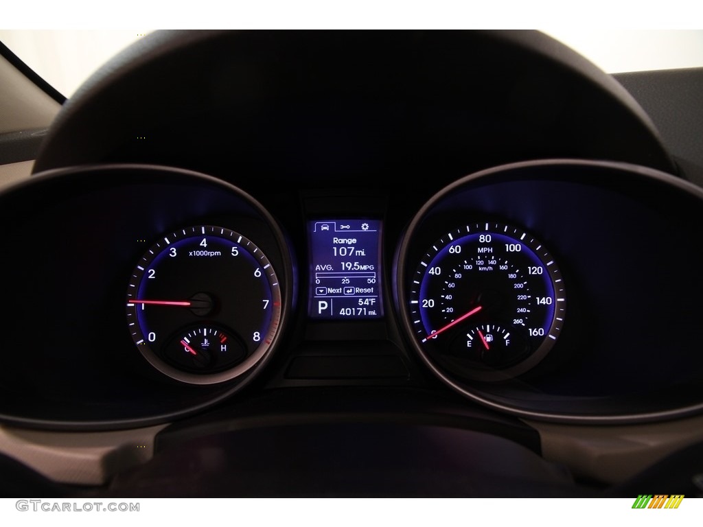 2013 Santa Fe GLS AWD - Hampton Green Pearl / Beige photo #7