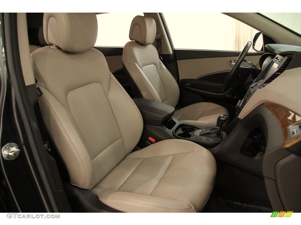 2013 Santa Fe GLS AWD - Hampton Green Pearl / Beige photo #12