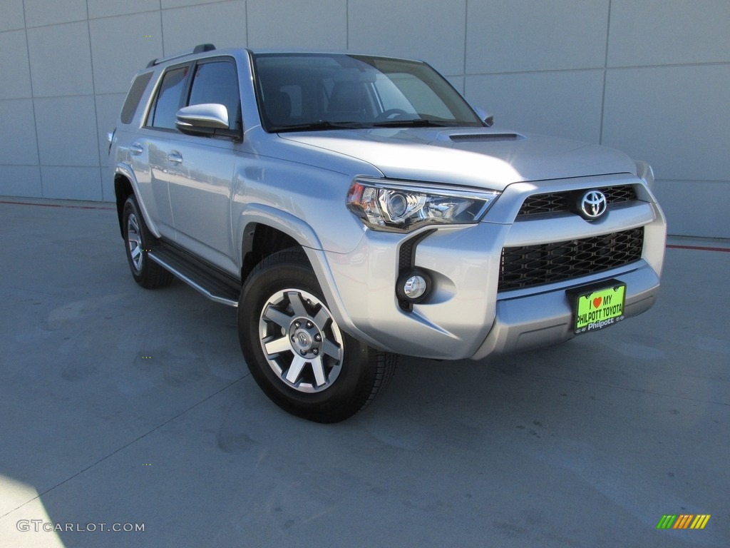 2016 Clic Silver Metallic Toyota 4runner Trail Premium 4x4 2016 4runner Trail Premium 4x4 Clic Silver Metallic Black Photo 2