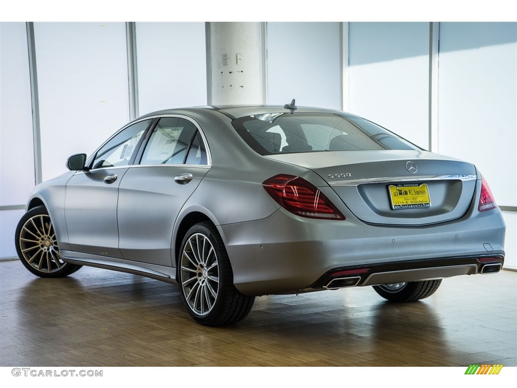 2016 S 550 Sedan - designo Magno Alanite Grey Metallic (matte) / Black photo #3