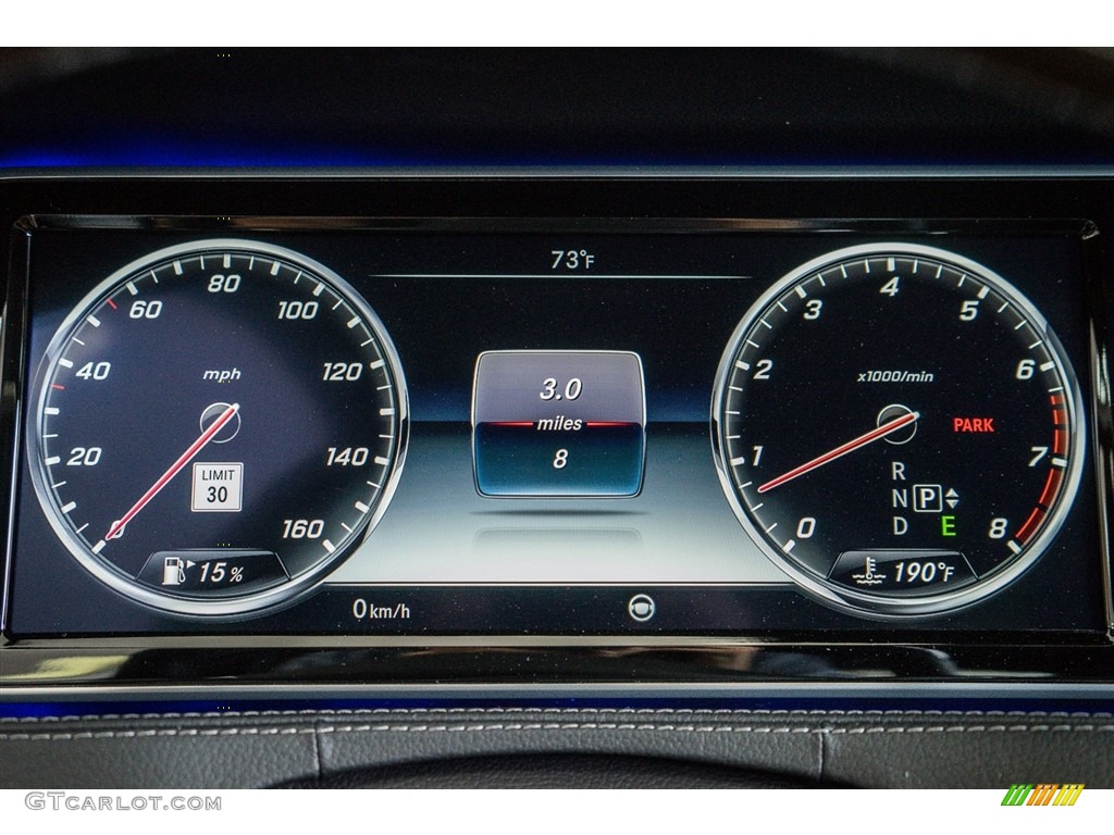 2016 Mercedes-Benz S 550 Sedan Gauges Photos