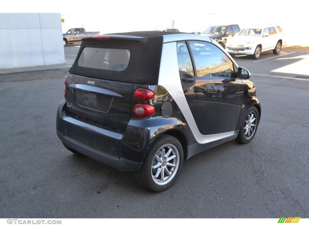 2009 fortwo passion cabriolet - Deep Black / Design Black photo #2