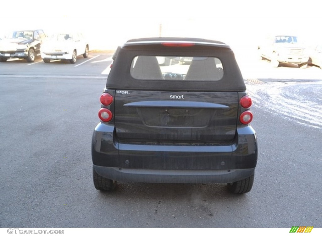 2009 fortwo passion cabriolet - Deep Black / Design Black photo #3