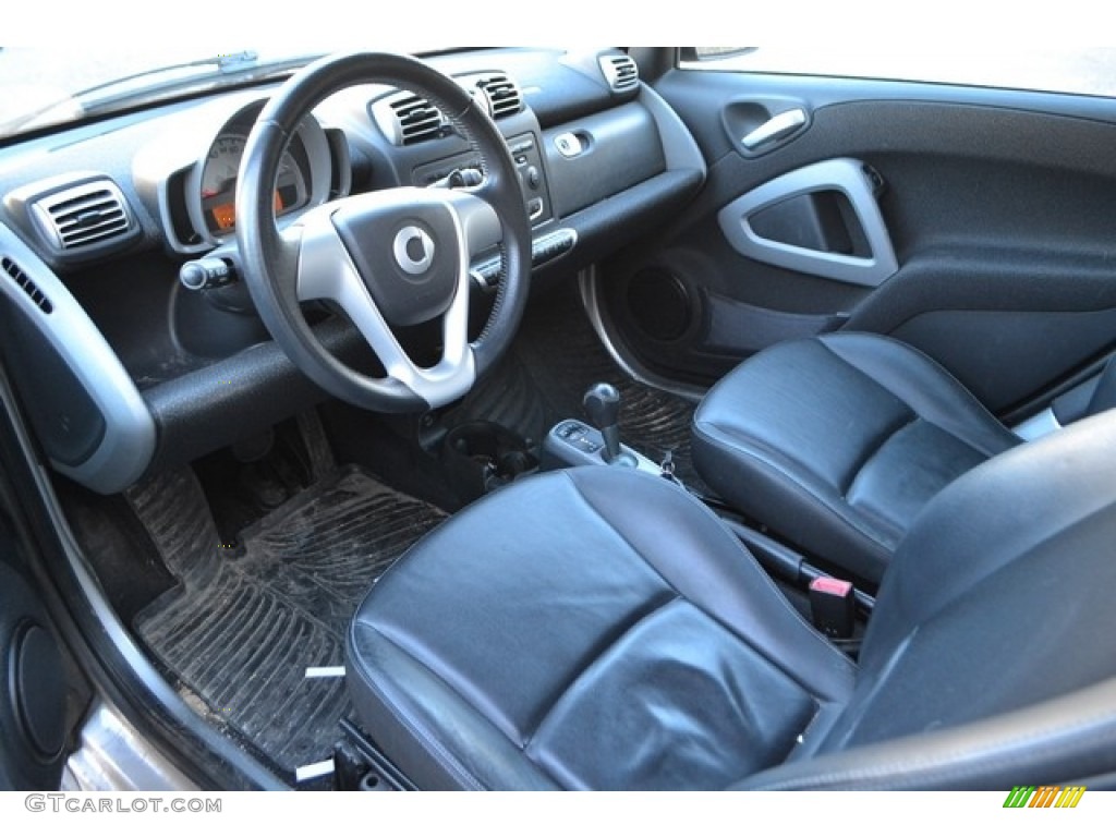 2009 fortwo passion cabriolet - Deep Black / Design Black photo #7