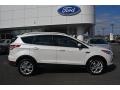2016 White Platinum Metallic Ford Escape Titanium  photo #2