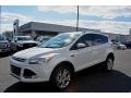 2016 White Platinum Metallic Ford Escape Titanium  photo #3