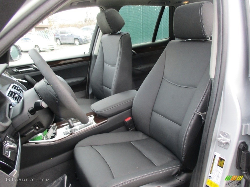 2016 X3 xDrive28i - Glacier Silver Metallic / Black photo #12