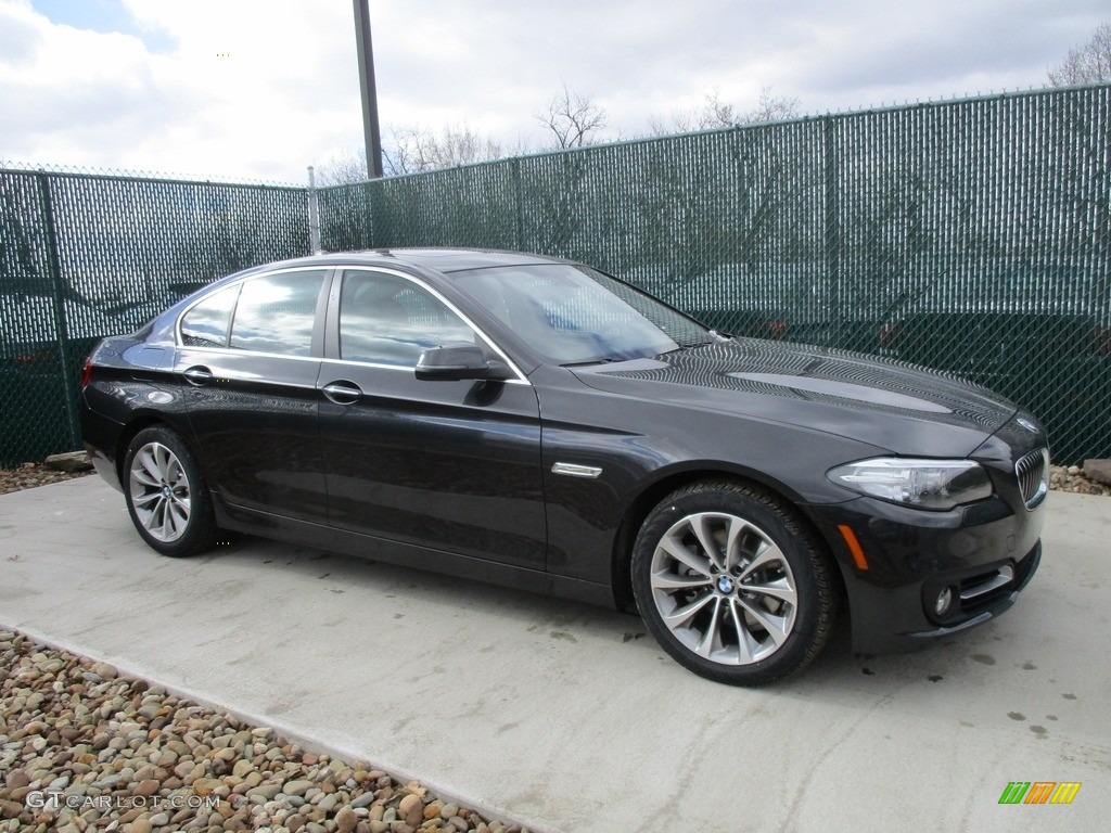 2016 5 Series 528i xDrive Sedan - Jet Black / Black photo #1