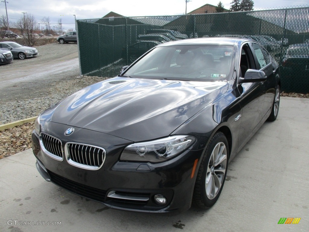 2016 5 Series 528i xDrive Sedan - Jet Black / Black photo #7