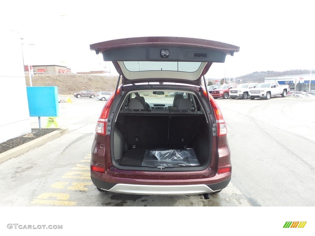 2016 CR-V EX-L AWD - Basque Red Pearl II / Gray photo #6